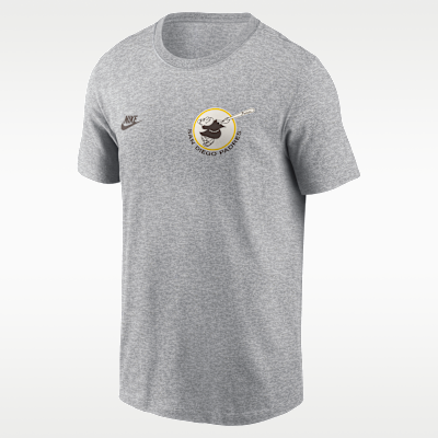 San Diego Padres Cooperstown 2-Hit Large Logo Men's Nike MLB T